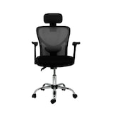 thumbnail of Sillas de oficina con asiento textil color Negro. Modelo Carla