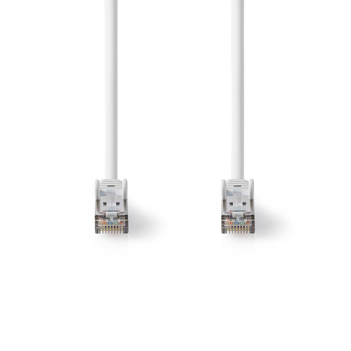 Nedis Cat 8.1-Netzwerkkabel - S/FTP - RJ45 Stecker - RJ45 Stecker - 5.00 m - Rund - LSZH - Weiss - Label