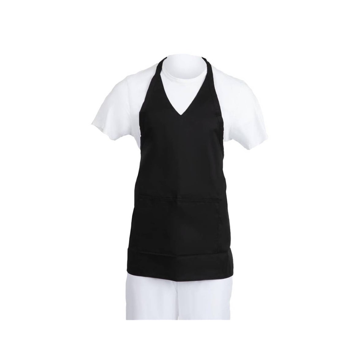 Tablier serveur col en V Whites noir