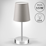 thumbnail of Tischlampe LED Lumiere 32x13x13 cm taupe