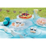 thumbnail of Excelsa centre de table Arabesque verre 39x7x39 cm transparent