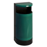 thumbnail of Buitenafvalbak - half rond 35 ltr - groen