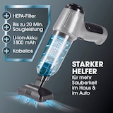 thumbnail of CLEANmaxx Akku-Zyklon-Handstaubsauger-Set - anthrazit/schwarz