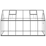 thumbnail of Helloshop26 - Invernadero de tienda para plantas flores y verduras con estructura de base 334 x 169 x 195 cm aluminio antracita 02_0044501