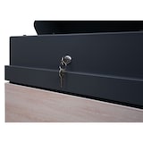 thumbnail of Pakketdoos met standaard HWC-K41, pakketdoos, pakketstation, staande brievenbus, metaal ~ gegalvaniseerd antraciet-houtlook