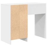 thumbnail of Scrivania con cassetto Bianco 90 x 37,5 x 75 cm Modello Horizon Soleil in derivati \u200b\u200bdel legno