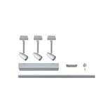 thumbnail of Paulmann URail Schienenspot Barelli Basisset GU10  max. 3x10W  dimmbar 230V Chrom matt#Chrom 95459