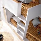 thumbnail of Dmora Letto per bambini Breithorn, Cameretta completa con armadio e cassetti, 275x108h150 cm, Bianco e Rovere