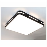 thumbnail of LED-Deckenleuchte 40W mit einstellbarem Lichtton und dimmbar, mit Fernbedienung + APP, 40x40cm, Schwarz.