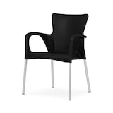 thumbnail of Silla apilable Roma Negro