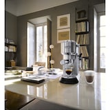 thumbnail of Macchina per caffè espresso a pompa manuale De'Longhi Dedica EC685.M con sistema per cappuccino