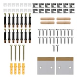 thumbnail of ECD Germany Heizkörperverkleidung Wabenmuster 112x19x82 cm Weiß, MDF lackiert, Heizungsverkleidung Heizkörperabdeckung für Wohnzimmer & Schlafzimmer