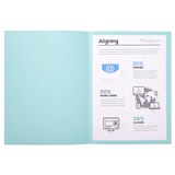 thumbnail of Exacompta 410006E 5x 100er Packung Aktendeckeln aus Recycling Karton 220g Forever, 24x32cm - Hellblau