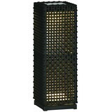 thumbnail of Outsunny Candeeiro de Jardim Candeeiro Solar de Exterior com Luzes LED Controlo Automático para Varanda Pátio 15,5x15,5x47cm Preto