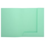 thumbnail of EXACOMPTA Paquet de 50 chemises pré-imprimés 2 rabats SUPER 250 en carte 210 grammes coloris Vert