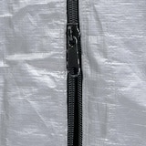 thumbnail of Décoshop26 - Abri de jardin en aluminium rangement divers extérieur protection uv imperméable 201x157x201 cm argenté 04_0005736