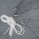 thumbnail of Polyethylen Sonnensegel quadratisch grau