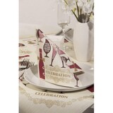 thumbnail of Sovie HORECA Serviette Celebration in Champagner-Bordeaux aus Linclass® Airlaid 40 x 40 cm, 50 Stück - Wein Feier Geburtstag Anstoßen
