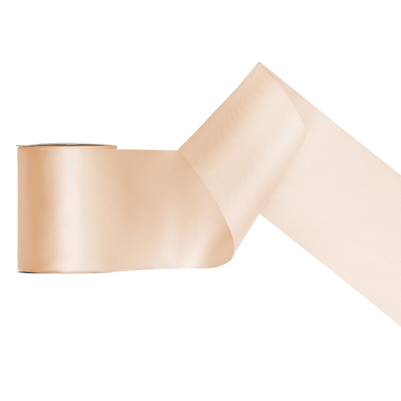 20x Satinband, creme, 100mm/25m