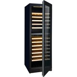 thumbnail of Weinkühlschrank VINCOOL für 154 Flaschen | 1x Glastür + LED & 2x Zone | 379 Ltr, HxBxT 172x59,5x71cm | +5/+20°C | Schwarz | + CHEFGASTRO Geschirrtuch