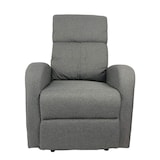thumbnail of Poltrona relax Giada manuale tessuto grigio