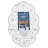 thumbnail of METRO Professional Mokkadeckchen, Papier, 26 x 18 cm, oval, weiß, 250 Stück