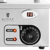 thumbnail of Royal Catering - Royal Catering RCBM_GN1/2_2 Bain-marie Chauffe-plat bain-marie Vitrine bain-marie professionnelle 2 000 W 3 x GN 1/2 Robinet De
