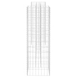 thumbnail of Helloshop26 - Jardinière à gabion en h panier de gabion parterre surélevé de fleurs plantes jardin terrasse extérieur fil d'acier 02_0000865