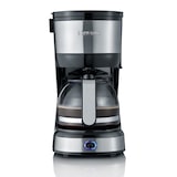 thumbnail of Cafetera de goteo, jarra de cristal 4 tazas Severin KA 4808 Acero Inox / Negro 750 W