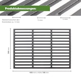 thumbnail of Grillrost 45x30 cm rechteckig emailliert Rost Grillgitter Gusseisen Grillplatte