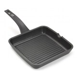 thumbnail of Pintinox Sartén parrilla Efficient Aluminio Prensado Antiadherente, Negro, Cm 22