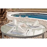 thumbnail of Mantelines 'Floralia' 48 G/M2 31X43 Cm Blanco Celulosa (2000 unidades)