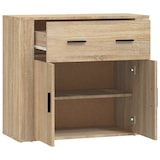 thumbnail of Helloshop26 - Buffet bahut commode armoire meuble de rangement organisateur cuisine salle de séjour salon sonoma 80 x 33 x 70 cm 02_0031716