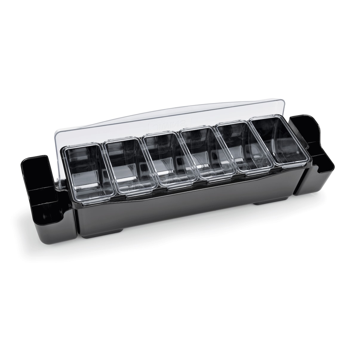 WAS Germany Zutatenbehälter mit 6 Einsätzen à 0.7L, ABS Kunststoff/Polycarbonat