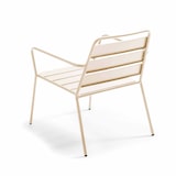 thumbnail of Poltrona bassa da giardino avorio