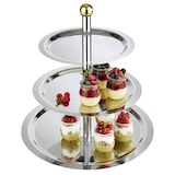 thumbnail of APS 33248 Etagère, 3-etage -FINESSE- Ø 48/38/32 cm, H: 50 cm