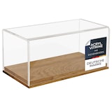 thumbnail of Acryl Vitrine mit Holzsockel für Modellautos, HMF 46871, 24 x 12 x 11 cm