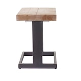 thumbnail of Sgabello tavolino salotto soggiorno HWC-A15 legno di pino metallo 32x36x48cm