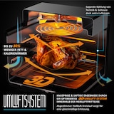 thumbnail of Arendo Heißluftfritteuse, Minibackofen 12L Edelstahl, Airfryer, Pizzaofen, Multifunktionsofen, Mini Backofen mit Umluft, 1800 Watt, Timer