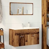 thumbnail of vidaXL Waschbeckenunterschrank Altholz-Optik 80x38,5x46 cm