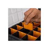 thumbnail of Contenitore rimovibile a 20 scomparti - Organizzatore trasparente multifunzione per minuteria Viti, bulloni, ecc. VITO