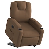 thumbnail of vidaXL Relaxsessel mit Aufstehhilfe Elektrisch Braun Stoff