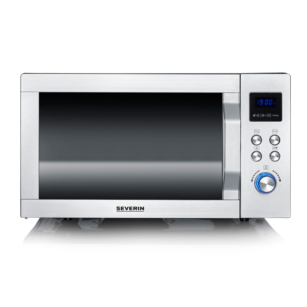 Mikrowelle mit Keramikboden,  230° C Heißluft, ca. 900 W, ca. 25 L