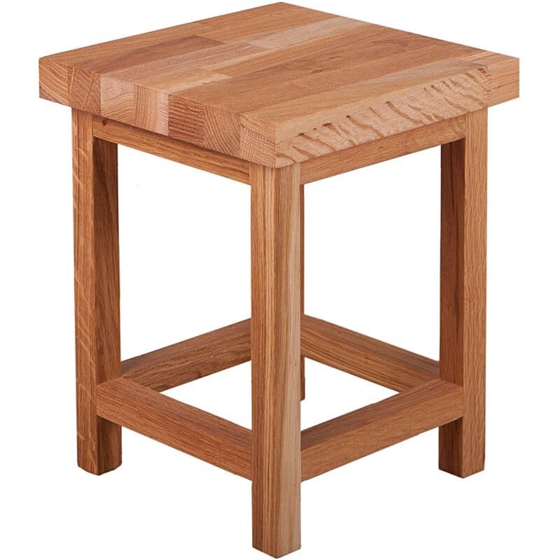 Blumenständer MAX Platte 4cm Eiche 30x30x40cm Pflanzenständer Pflanzenregal Pflanzenhocker