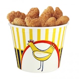 thumbnail of 240 pezzi. Cubetti di pollo fritto con coperchio, disegno giallo (4500cc) Ref GDP178.66