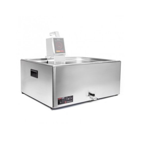 Banheira melhorada Sammic 56P para SmartVide X/XL | 56L, aço inoxidável, acelera o aquecimento de água