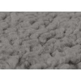 thumbnail of Relaxfauteuil HWC-C76, schommelstoel fauteuil + hocker stof bouclé 480g/m² Oeko-Tex ~ grijs donker frame