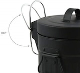 thumbnail of MSV Treteimer "Habana" Mülleimer Kosmetikeimer Abfalleimer 3L - schwarz