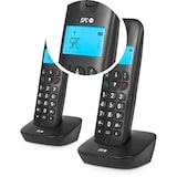 thumbnail of SPC Air Pro Duo - Schnurlose Telefone, beleuchtetes Display, Freisprechen, ECO-Modus, schwarz