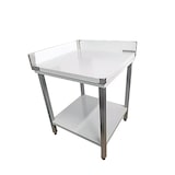 thumbnail of METRO PROFESSIONAL Werktafel GWTS4077CB, roestvrij staal, 70 x 70 cm, met onderblad, met opstaande rand